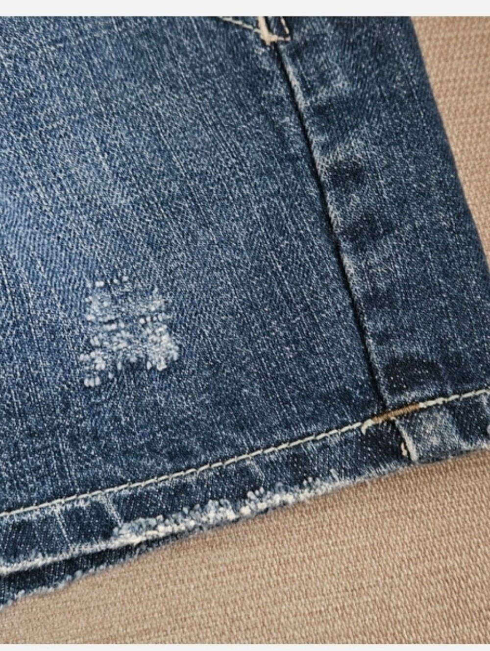 Hollister Women's Blue Denim Skirt Mini Low Rise Y2k Jean Skirt - Picture 3 of 11